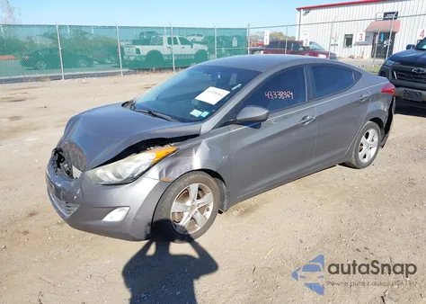 2013 Hyundai Elantra Gls из США, поврежденный, VIN 5NPDH4AE5DH240603